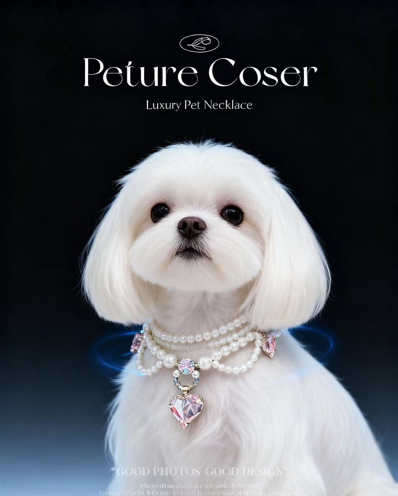 「海境臻珠」寵物用珠寶頸鏈|施華洛世奇水晶|PC系列