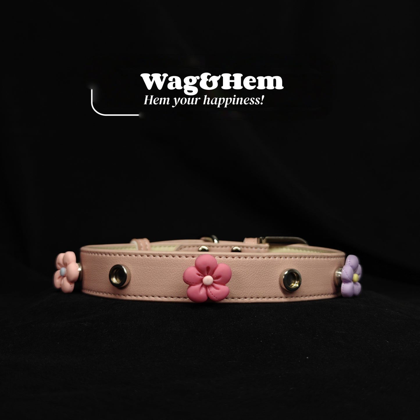 「花漾磁吸」寵物DIY頸圈(套裝)｜創新磁吸快拆設計｜SNA系列