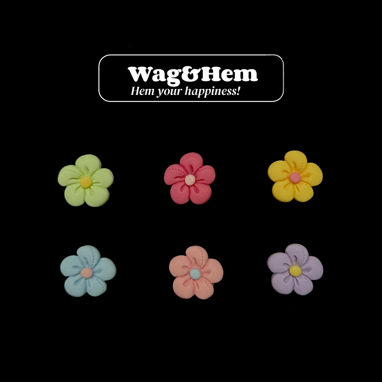 「花漾磁吸」寵物DIY頸圈(套裝)｜創新磁吸快拆設計｜SNA系列