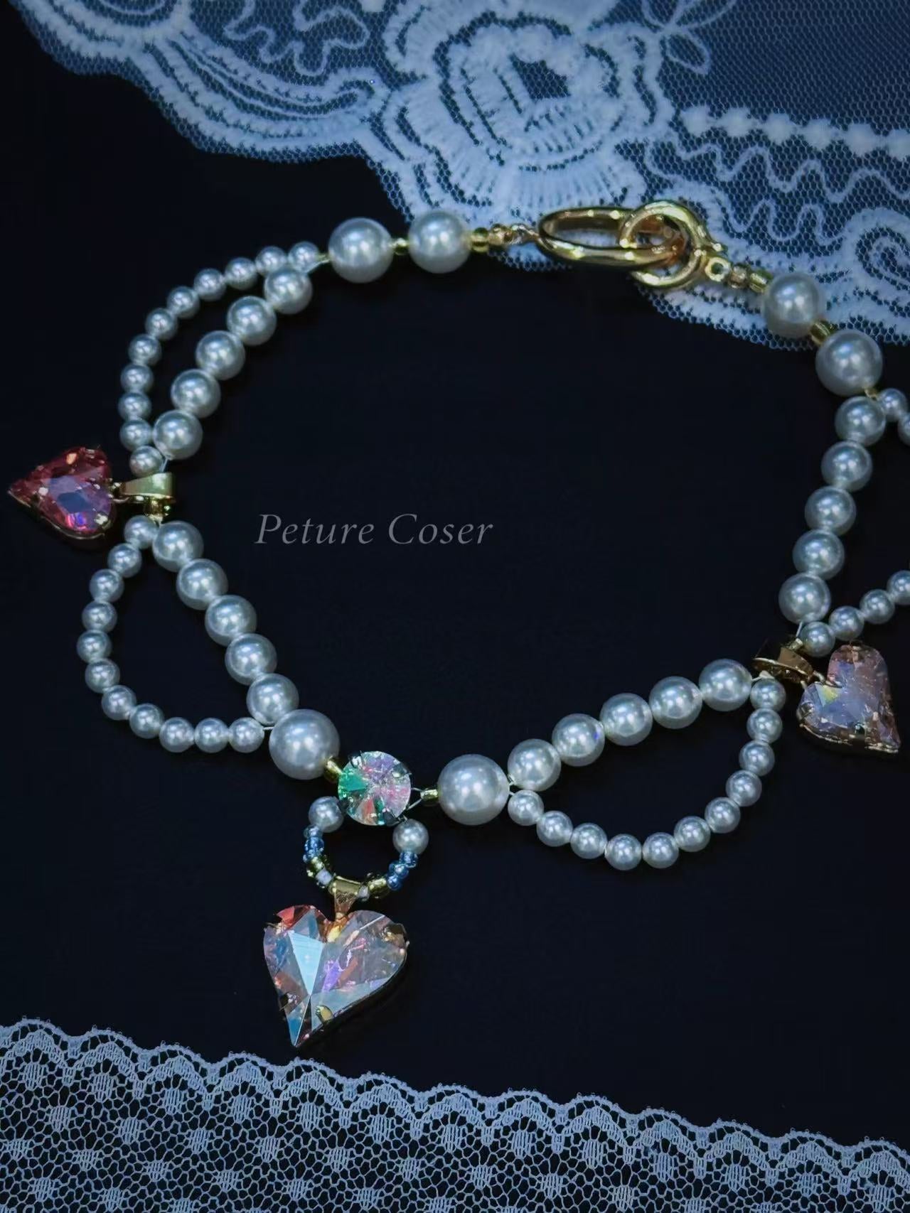 「心芒珠戀」寵物用珠寶頸鏈｜施華洛世奇水晶｜PC系列