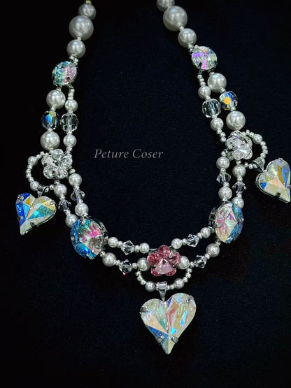 「幻彩心鑽」寵物用珠寶頸鏈｜施華洛世奇水晶｜PC系列