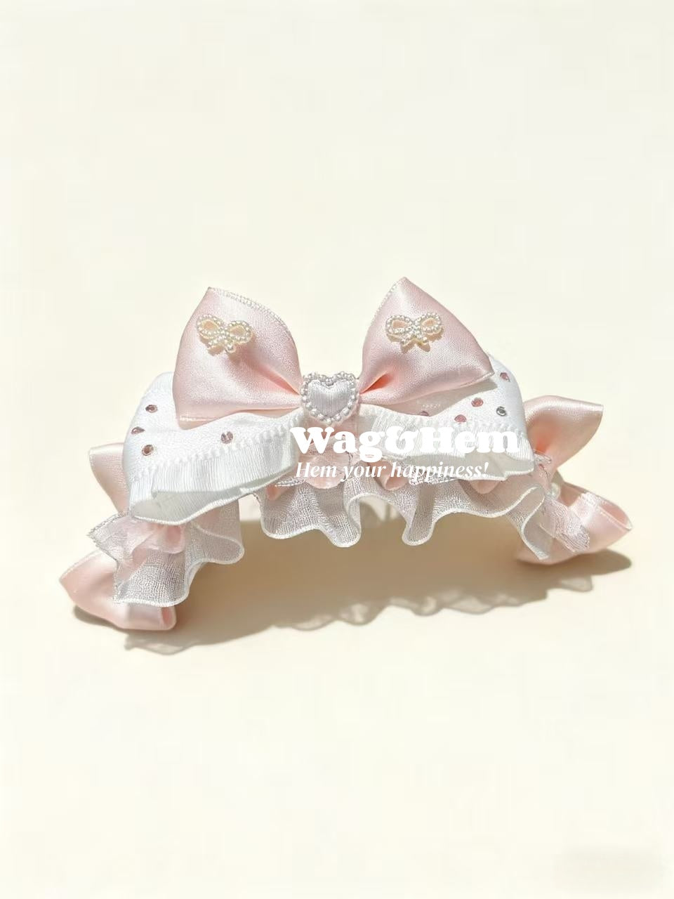 寵物用髮飾/頭紗(3款可選)｜施華洛世奇水晶｜PC系列