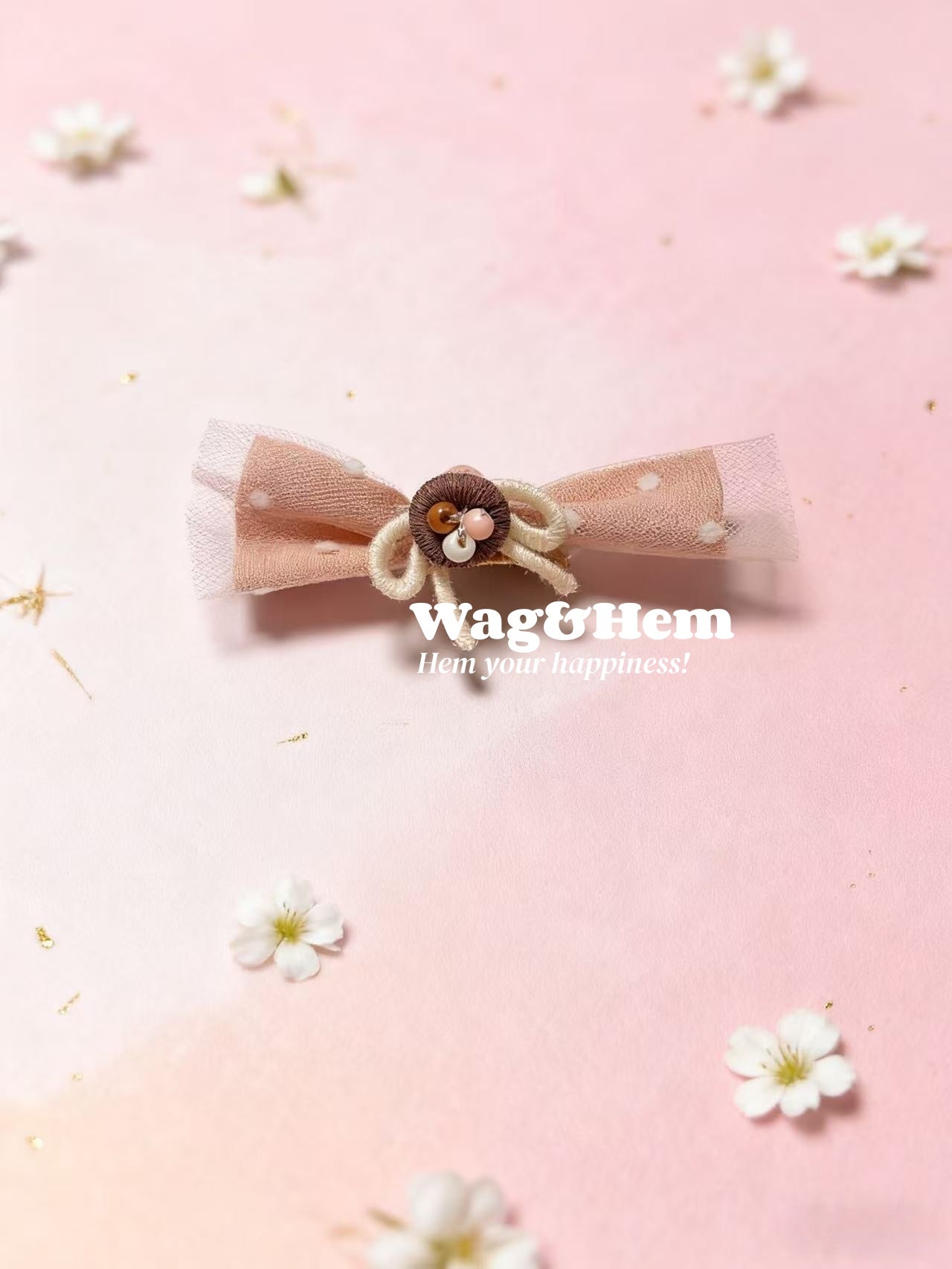 蕾絲寵物髮夾合集(10款可選)｜蝴蝶結蕾絲｜LO系列