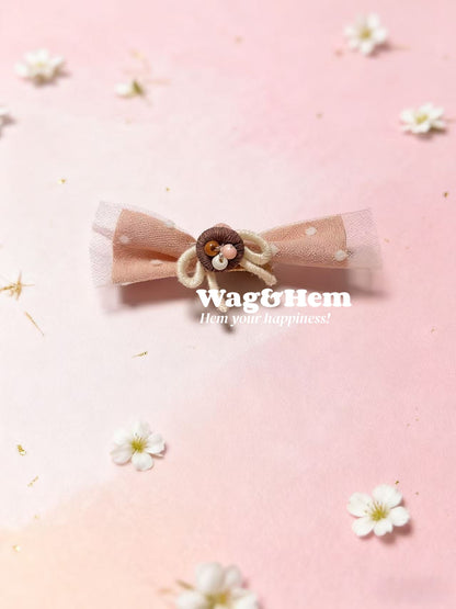 蕾絲寵物髮夾合集(10款可選)｜蝴蝶結蕾絲｜LO系列