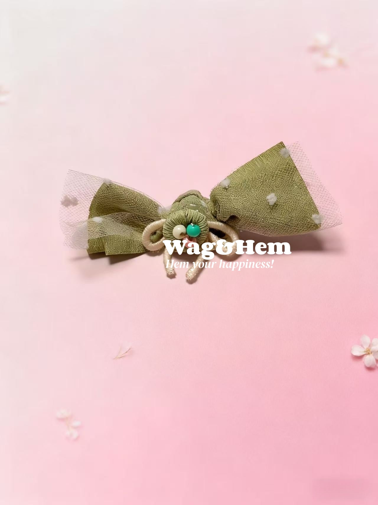 蕾絲寵物髮夾合集(10款可選)｜蝴蝶結蕾絲｜LO系列