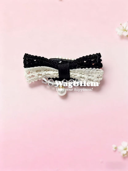 蕾絲寵物髮夾合集(10款可選)｜蝴蝶結蕾絲｜LO系列