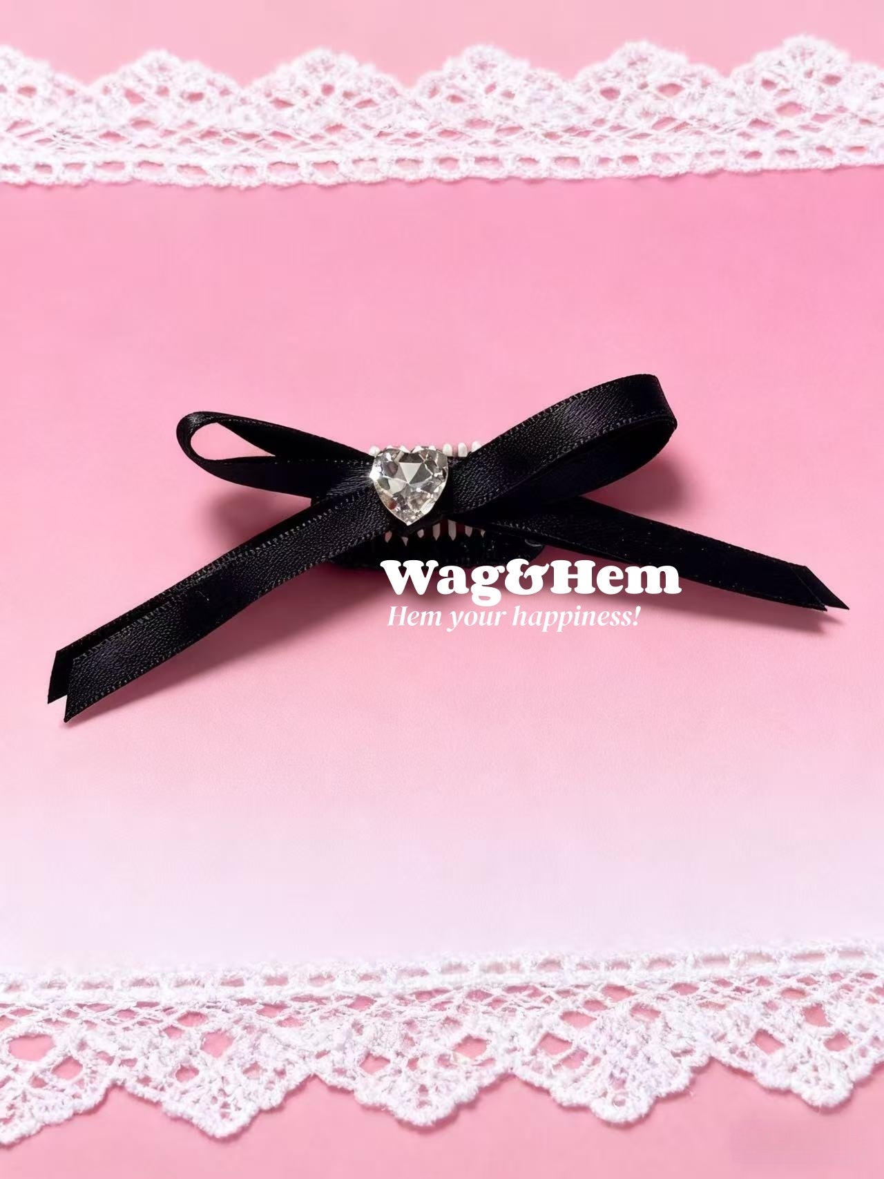 蕾絲寵物髮夾合集(10款可選)｜蝴蝶結蕾絲｜LO系列