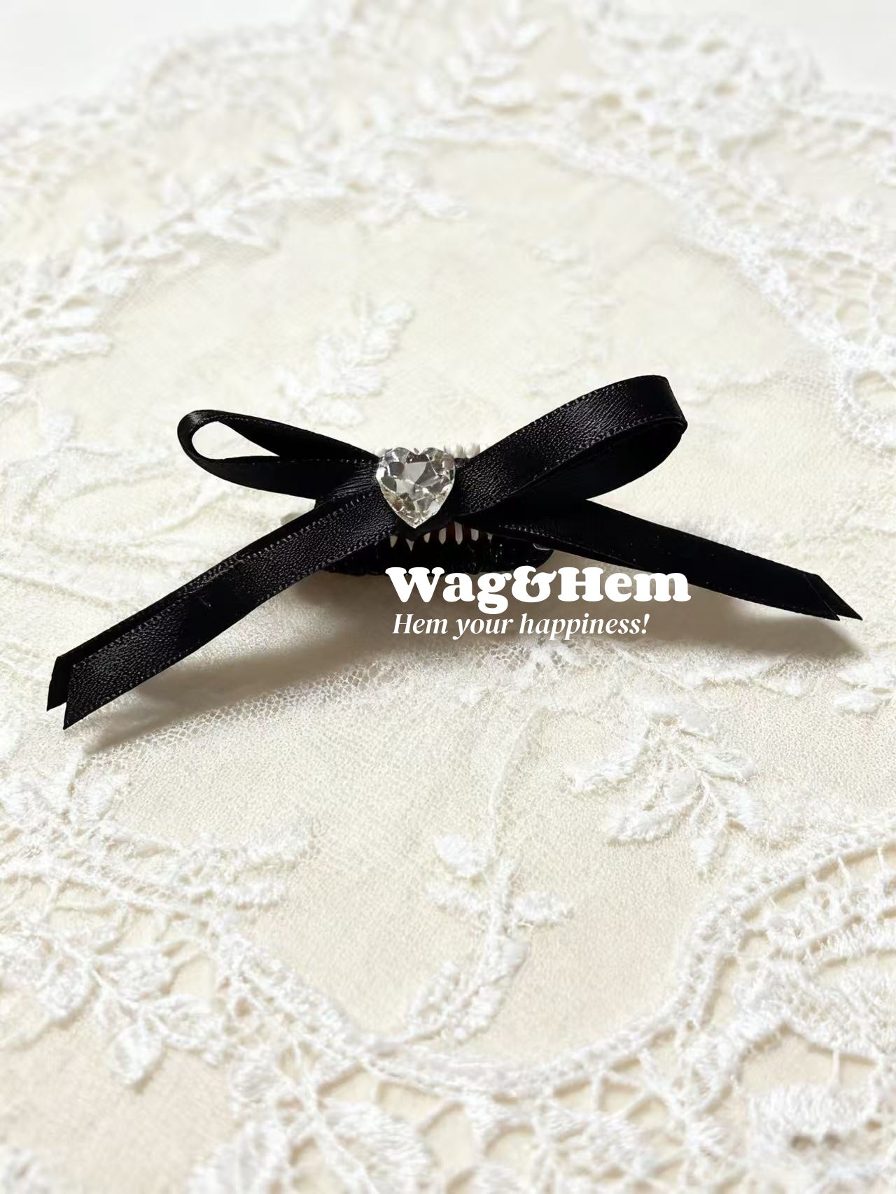 蕾絲寵物髮夾合集(10款可選)｜蝴蝶結蕾絲｜LO系列