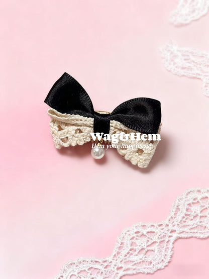 蕾絲寵物髮夾合集(10款可選)｜蝴蝶結蕾絲｜LO系列