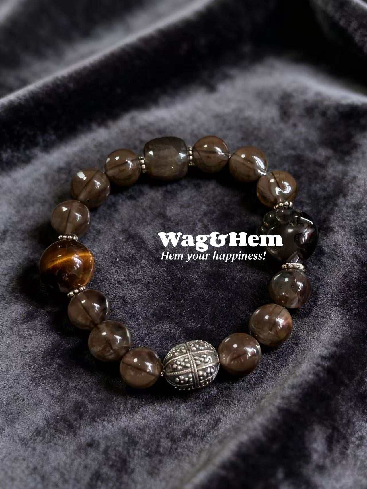 寵物定制晶石手鏈🔮｜主人配搭飾件