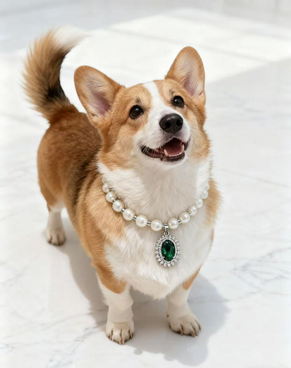 「珠翠星芒」寵物用珠寶頸鏈｜施華洛世奇水晶｜PC系列