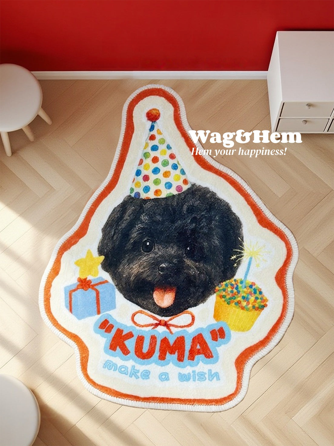 專屬愛寵定制地毯｜多元場景應用｜主人配搭飾件（合作品牌）