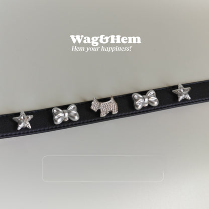 「銀熠星寵」寵物DIY頸圈(套裝)｜創新磁吸快拆設計｜SNA系列