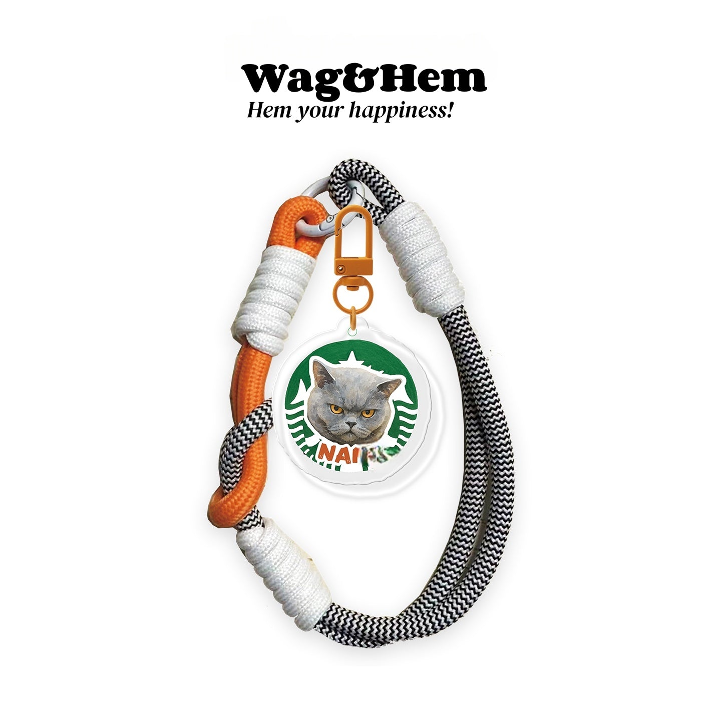 專屬愛寵隨身掛繩連掛牌 (12款可選)｜主人配搭飾件（合作品牌）