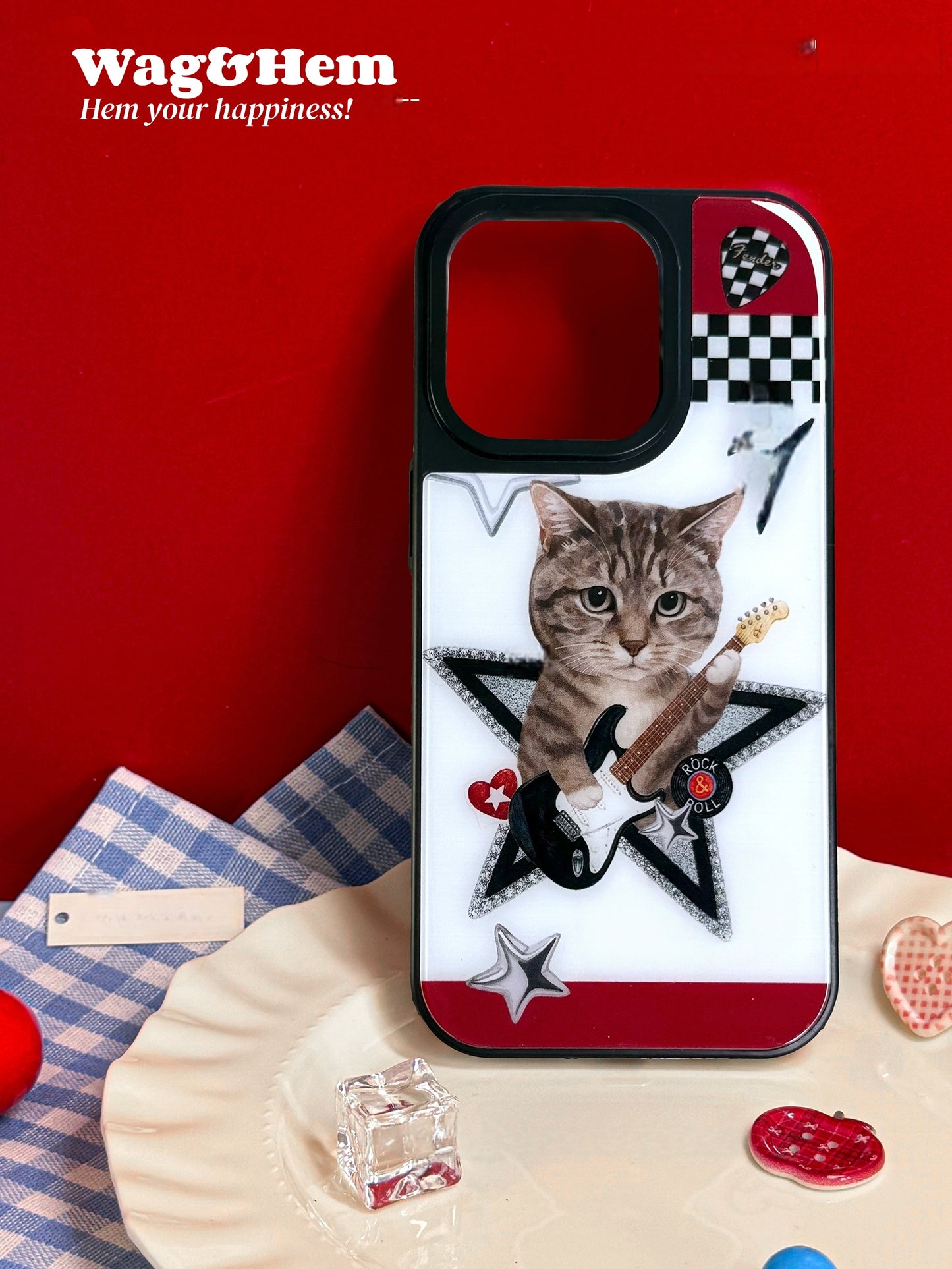 專屬愛寵手機殼｜設計訂製印刷｜主人配搭飾件（合作品牌）