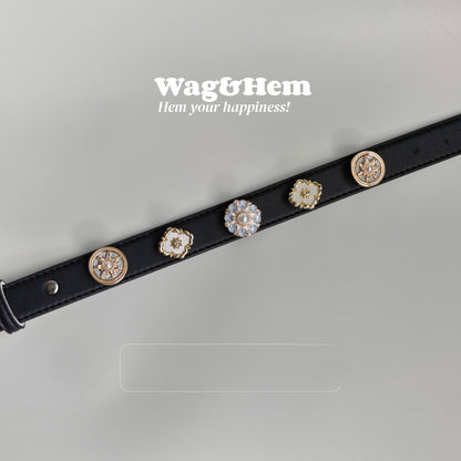 「復古琉光」寵物DIY頸圈(套裝)｜創新磁吸快拆設計｜SNA系列