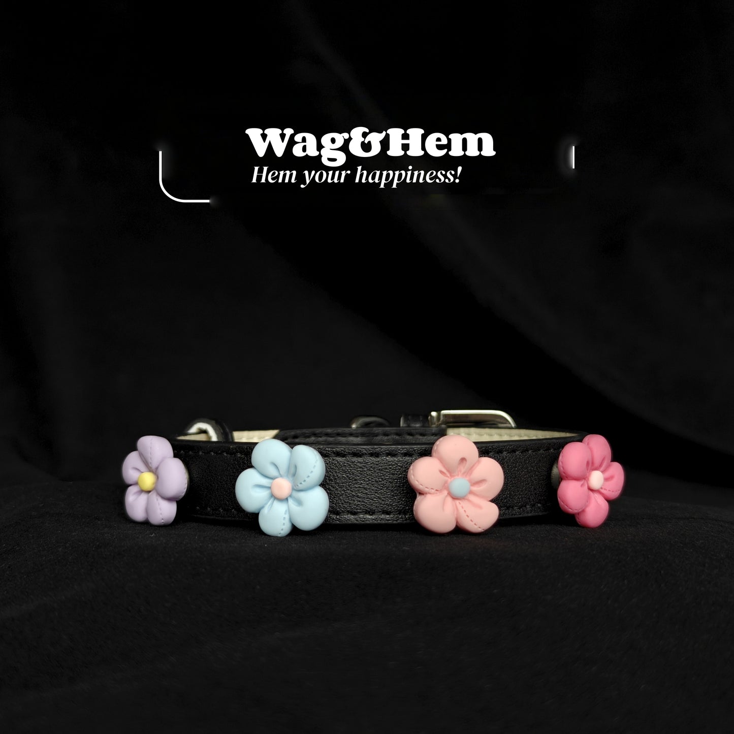 「花漾磁吸」寵物DIY頸圈(套裝)｜創新磁吸快拆設計｜SNA系列