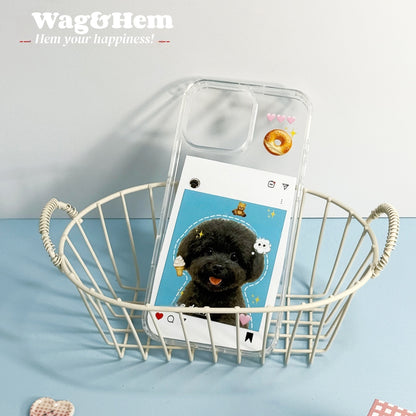 專屬愛寵手機殼｜設計訂製印刷｜主人配搭飾件（合作品牌）