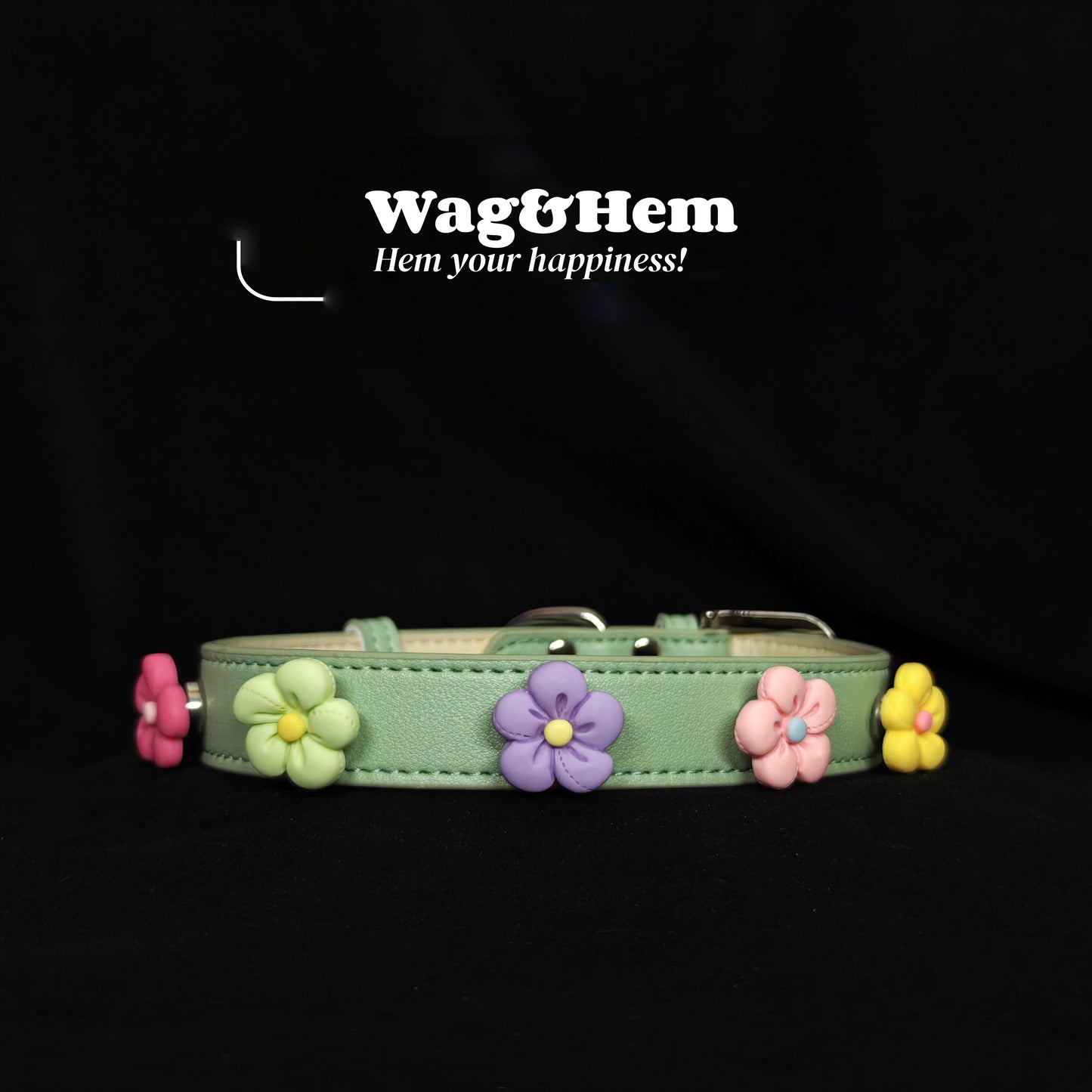 「花漾磁吸」寵物DIY頸圈(套裝)｜創新磁吸快拆設計｜SNA系列