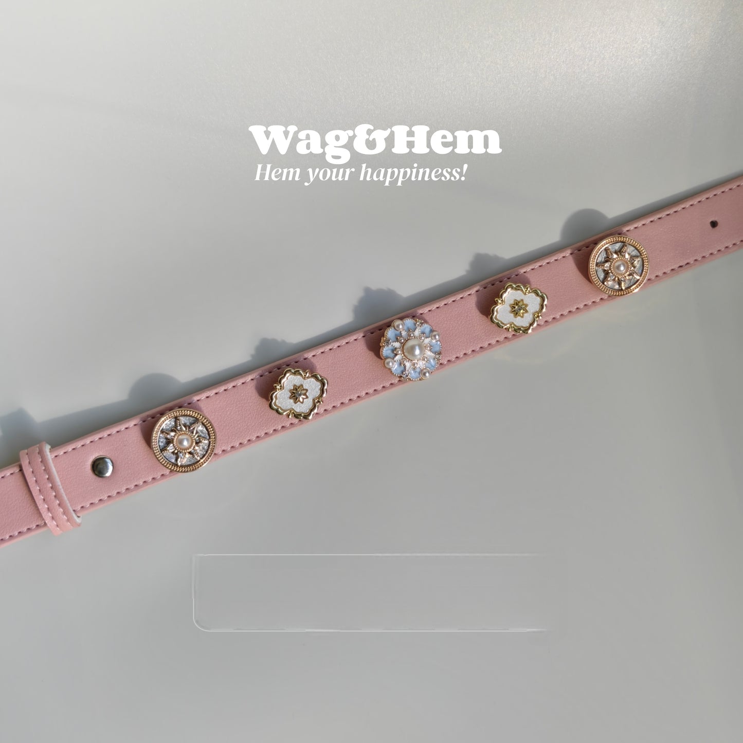 「復古琉光」寵物DIY頸圈(套裝)｜創新磁吸快拆設計｜SNA系列