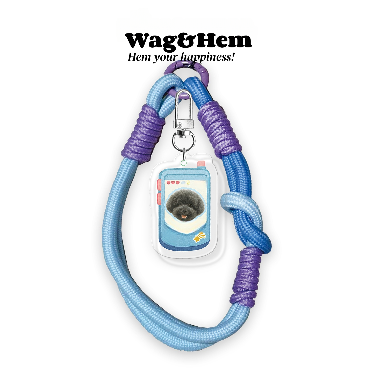 專屬愛寵隨身掛繩連掛牌 (12款可選)｜主人配搭飾件（合作品牌）
