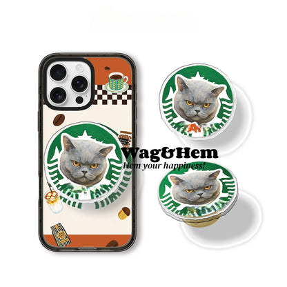 專屬愛寵手機支架｜設計訂製印刷｜主人配搭飾件（合作品牌）