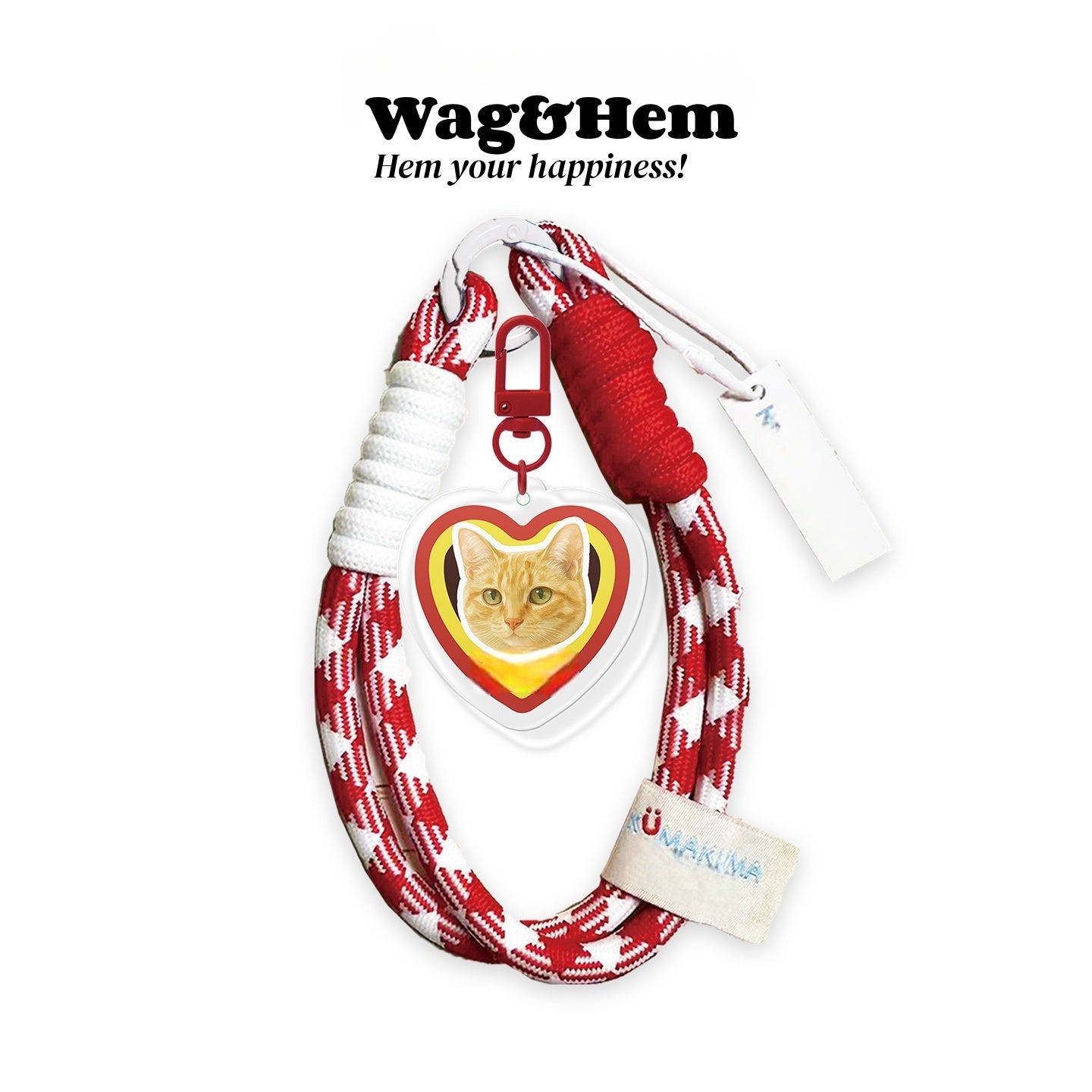 專屬愛寵隨身掛繩連掛牌 (12款可選)｜主人配搭飾件（合作品牌）