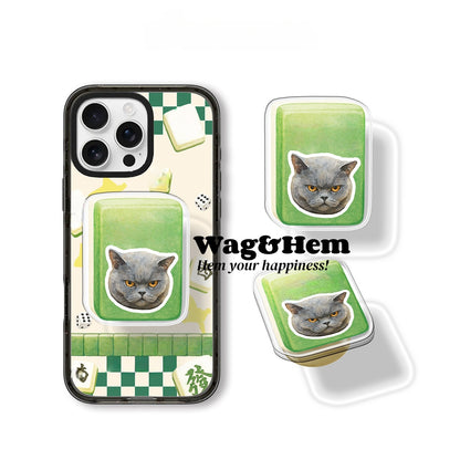 專屬愛寵手機支架｜設計訂製印刷｜主人配搭飾件（合作品牌）