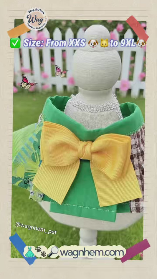 (XS-4XL) «Весенний концерт» слюнявчик для кошек и собак|Необходимый весенний стиль|【Серия UA】