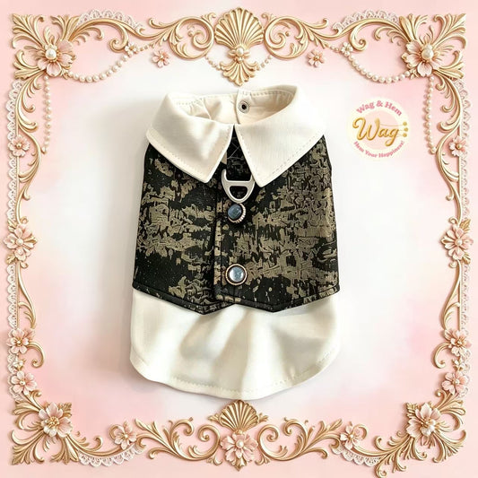 「Moonlight Serenade」gonna in tulle traspirante color bianco perlato lucido｜tema da sogno｜gonna a balze sovrapposte【Serie PC】