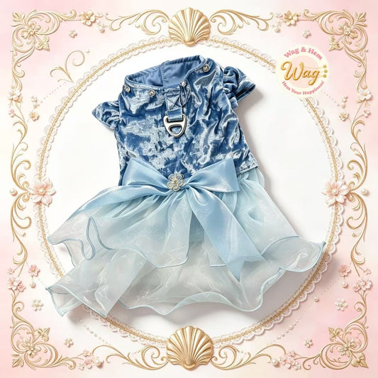 「Moonlight Serenade」gonna in tulle traspirante color bianco perlato lucido｜tema da sogno｜gonna a balze sovrapposte【Serie PC】