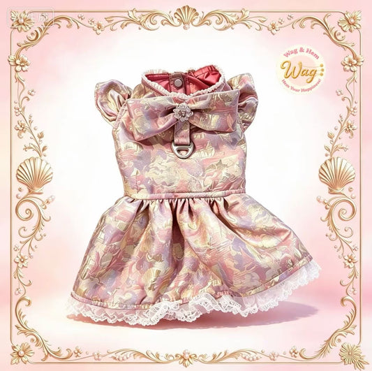 「Moonlight Serenade」gonna in tulle traspirante color bianco perlato lucido｜tema da sogno｜gonna a balze sovrapposte【Serie PC】